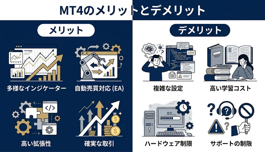 MT4のメリットとデメリット
