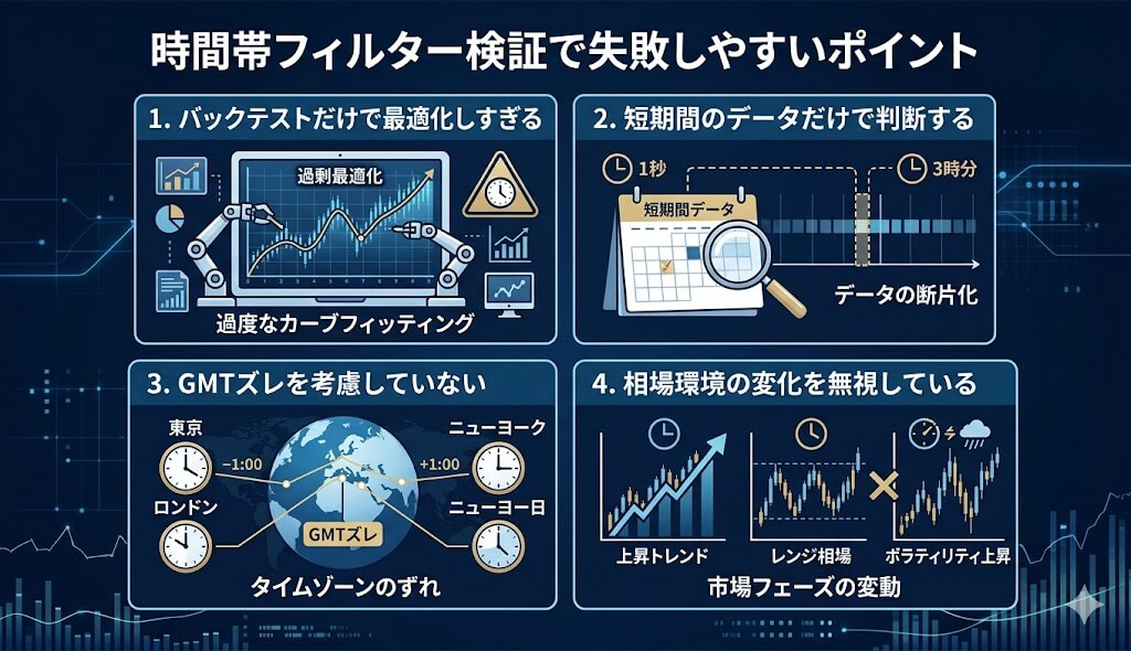 時間帯フィルター検証で失敗しやすいポイント