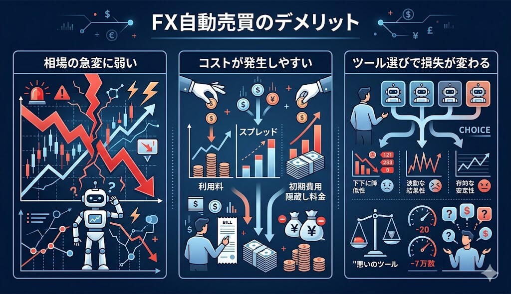 FX自動売買のデメリット