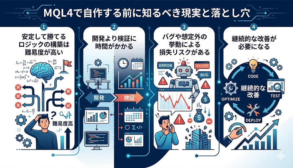 MQL4で自作する前に知るべき現実と落とし穴