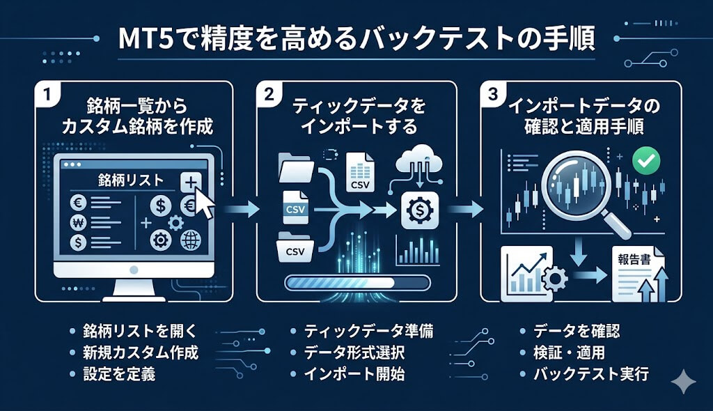 MT5で精度を高めるバックテストの手順