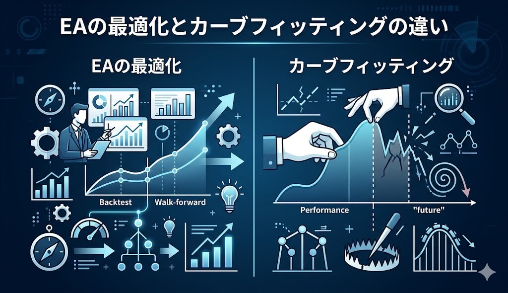 EAの最適化とカーブフィッティングの違い