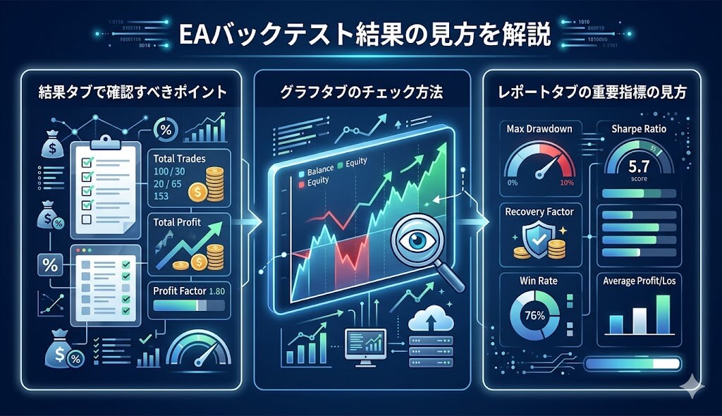 EAバックテスト結果の見方を解説