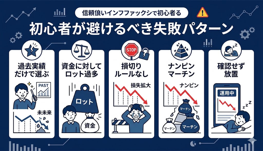 FX自動売買で勝てない人の共通点とは？初心者が避けるべき失敗パターン